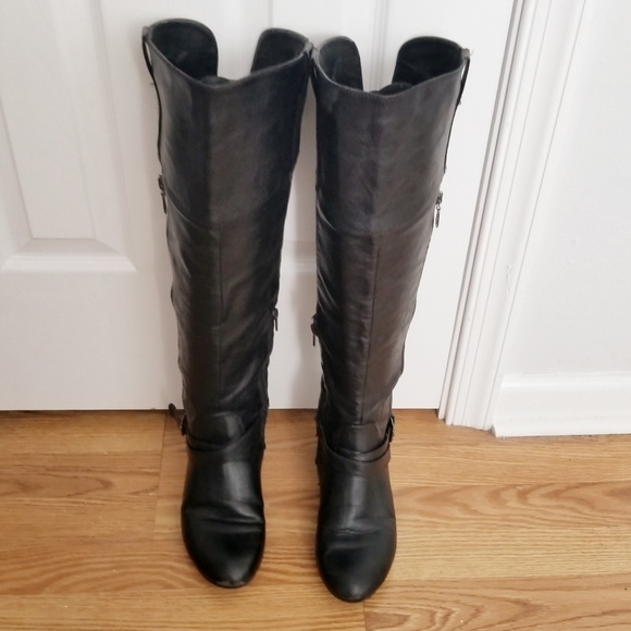 Over the Knee Boots - G by Guess - Faux Leather - Picture 4 of 8